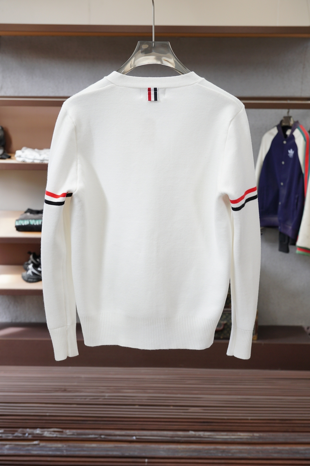 TB-2025新款羊毛混纺开衫拉链毛衣精超细提取面料制成，不扎不起球，1.1高级定制，完全还原原版，3D