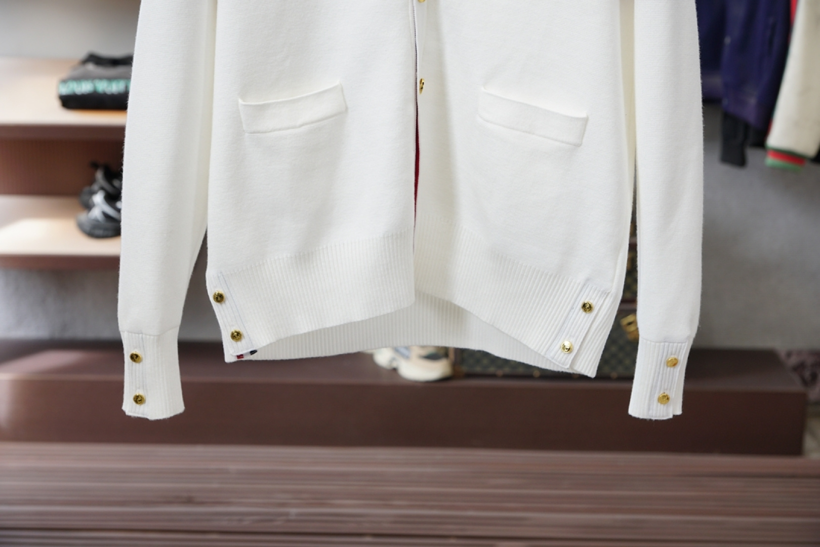 TB-2025新款羊毛混纺开衫拉链毛衣精超细提取面料制成，不扎不起球，1.1高级定制，完全还原原版，3D