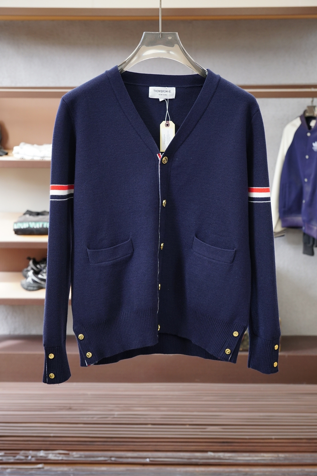 TB-2025新款羊毛混纺开衫拉链毛衣精超细提取面料制成，不扎不起球，1.1高级定制，完全还原原版，3D