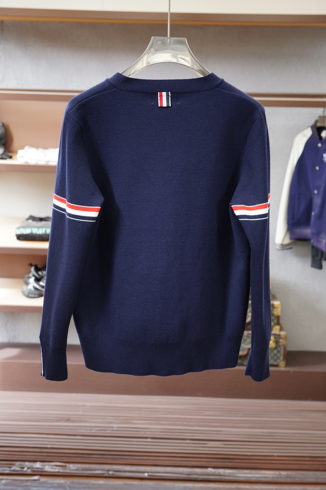 TB-2025新款羊毛混纺开衫拉链毛衣精超细提取面料制成，不扎不起球，1.1高级定制，完全还原原版，3D