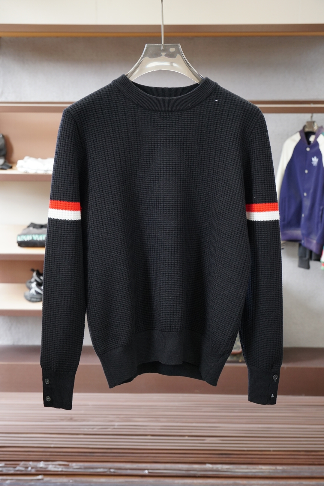 TB-2025新款羊毛混纺套头圆领毛衣🎺🎺精超细提取面料制成，✨不扎不起球，1.1高级定制，完全还原原版