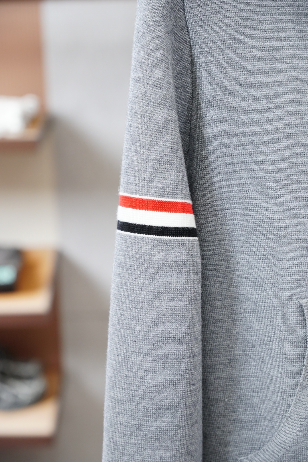 TB-2025新款羊毛混纺开衫拉链连帽毛衣精超细提取面料制成，不扎不起球，1.1高级定制，完全还原原版，