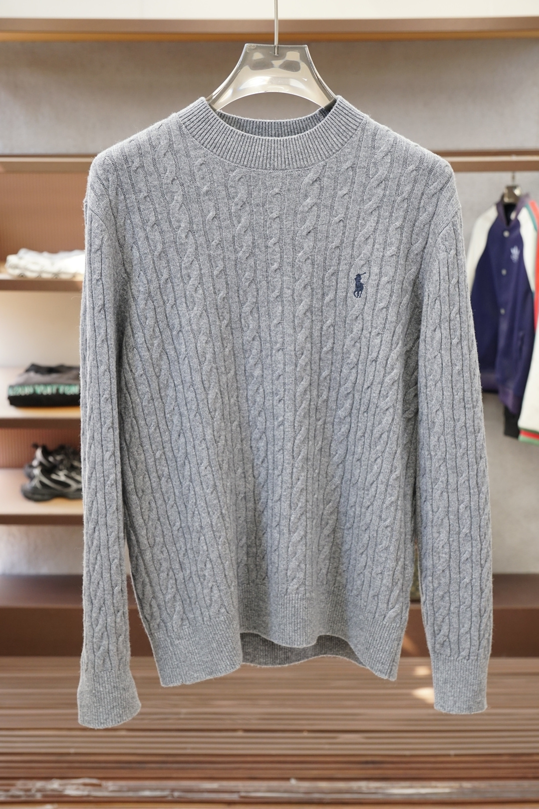 Polo-2025秋冬新款高货毛衣！优质羊毛➕羊绒☀️☀️简约而不简单。休闲圆领款式，日常搭配出街轻松搭