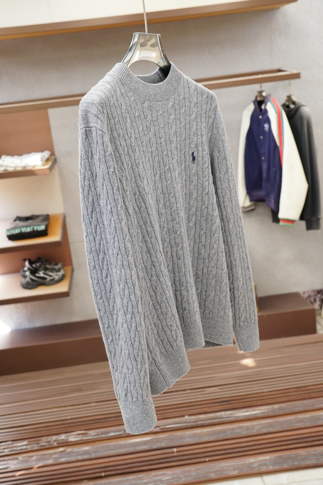 Polo-2025秋冬新款高货毛衣！优质羊毛➕羊绒☀️☀️简约而不简单。休闲圆领款式，日常搭配出街轻松搭