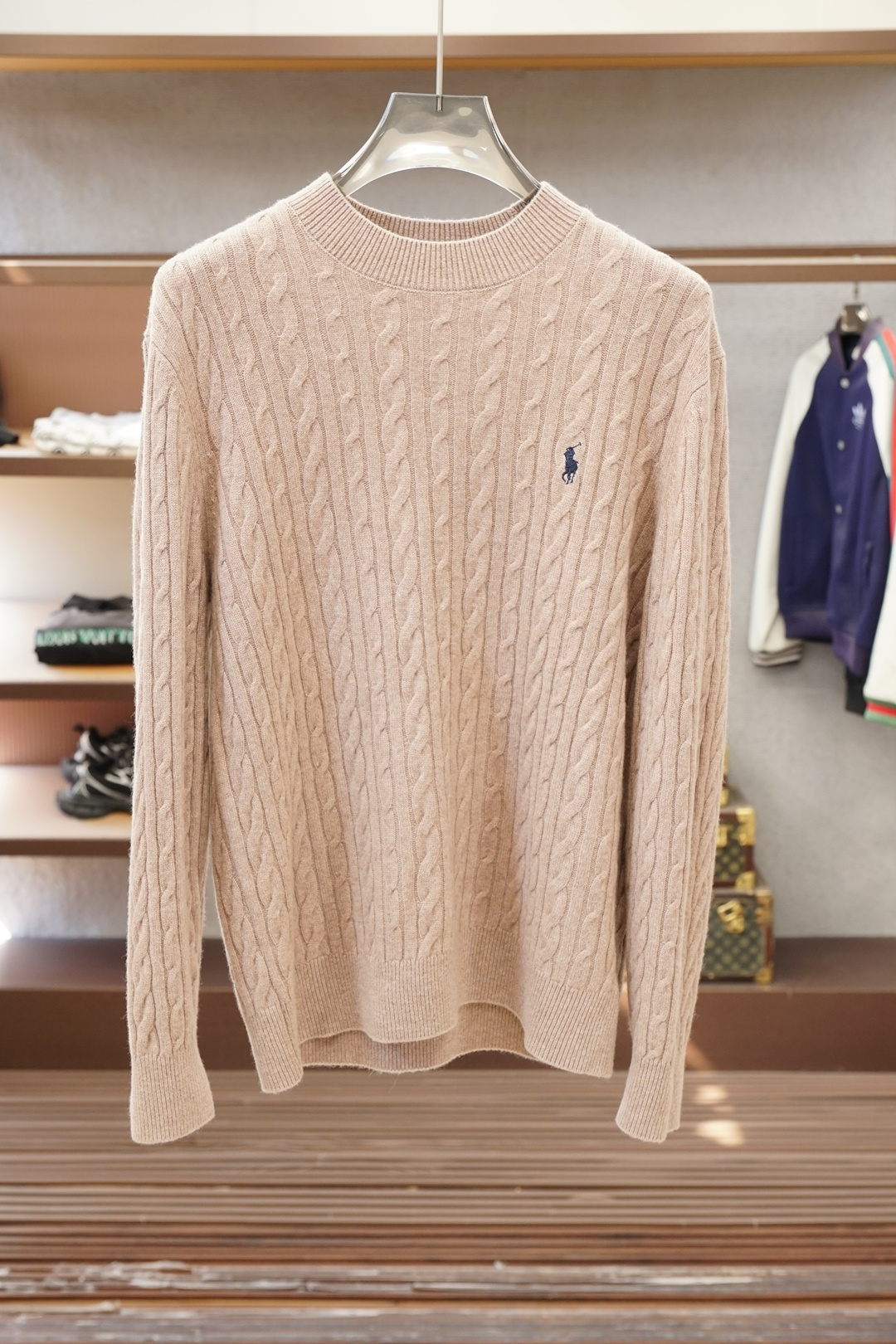 Polo-2025秋冬新款高货毛衣！优质羊毛➕羊绒☀️☀️简约而不简单。休闲圆领款式，日常搭配出街轻松搭