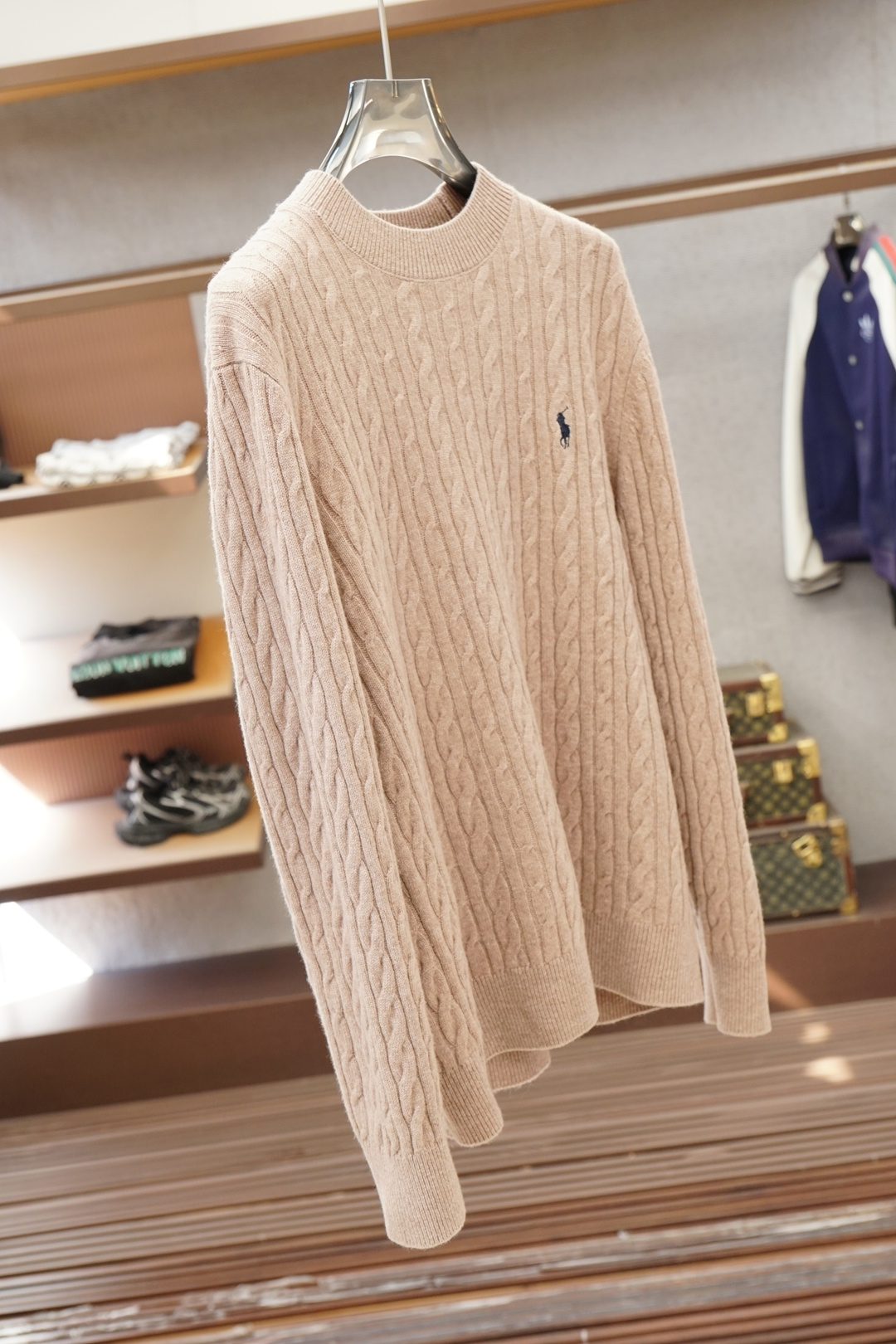 Polo-2025秋冬新款高货毛衣！优质羊毛➕羊绒☀️☀️简约而不简单。休闲圆领款式，日常搭配出街轻松搭
