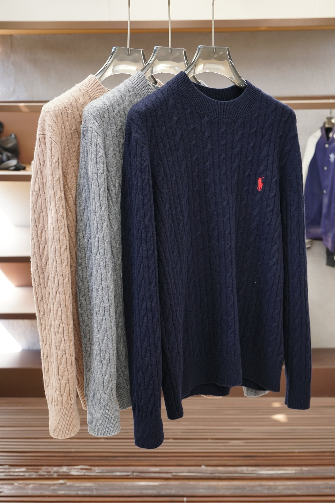 Polo-2025秋冬新款高货毛衣！优质羊毛➕羊绒☀️☀️简约而不简单。休闲圆领款式，日常搭配出街轻松搭