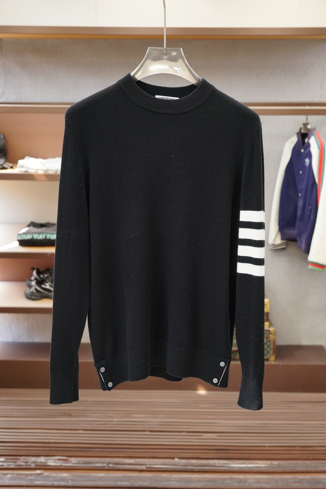 TB 汤姆布朗/2025秋冬新款毛衣！优质羊毛➕羊绒🌼🌼简约而不简单。休闲圆领款式，日常搭配出街轻松搭配