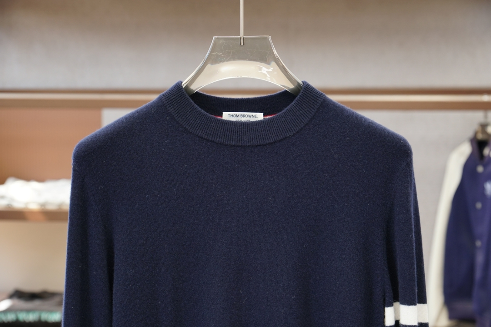 TB 汤姆布朗/2025秋冬新款毛衣！优质羊毛➕羊绒🌼🌼简约而不简单。休闲圆领款式，日常搭配出街轻松搭配