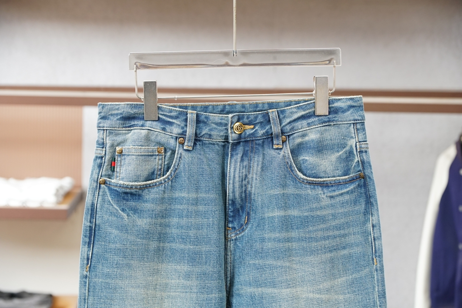 Lv-2️⃣5️⃣专柜限量25/秋冬新品 新品教父级洗水牛仔裤 奢华感25//ss官网专柜9000大洋新