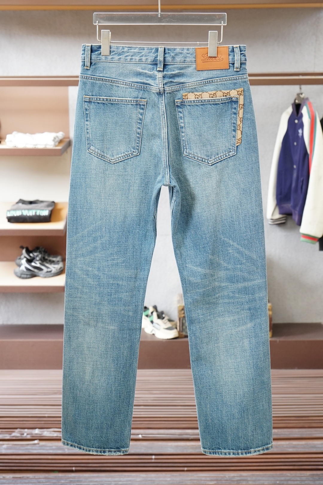 Lv-2️⃣5️⃣专柜限量25/秋冬新品 新品教父级洗水牛仔裤 奢华感25//ss官网专柜9000大洋新