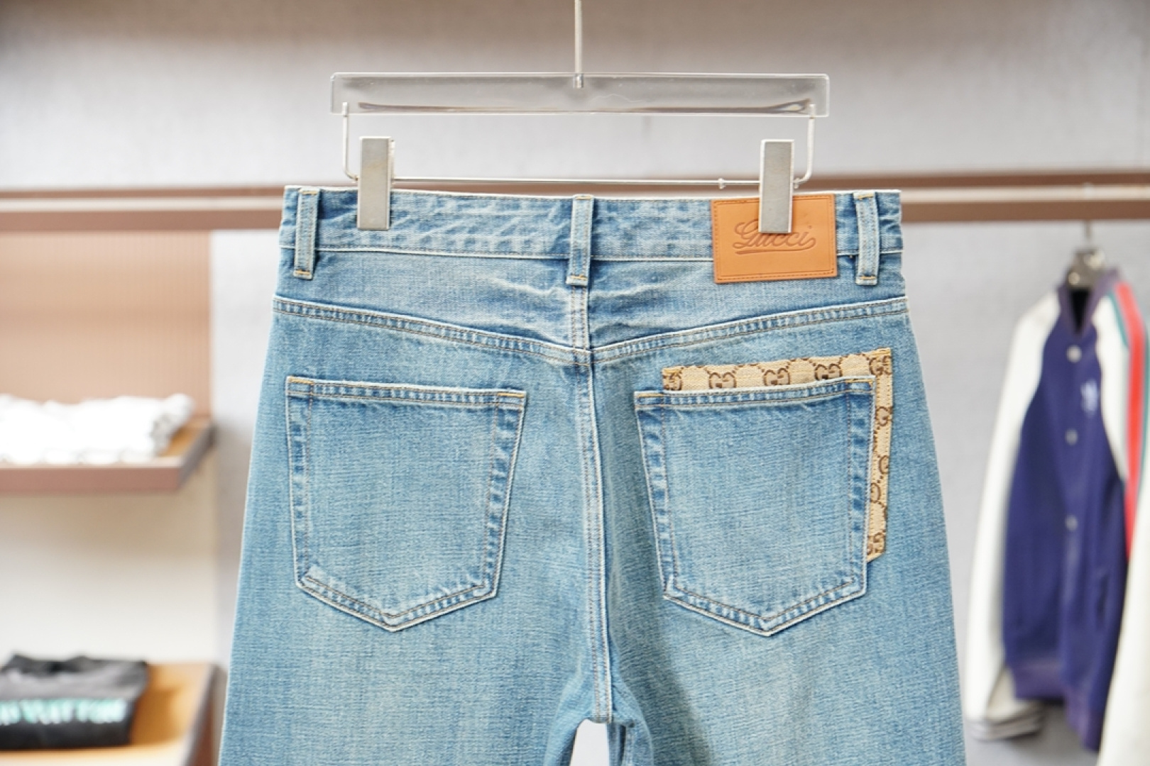 Lv-2️⃣5️⃣专柜限量25/秋冬新品 新品教父级洗水牛仔裤 奢华感25//ss官网专柜9000大洋新