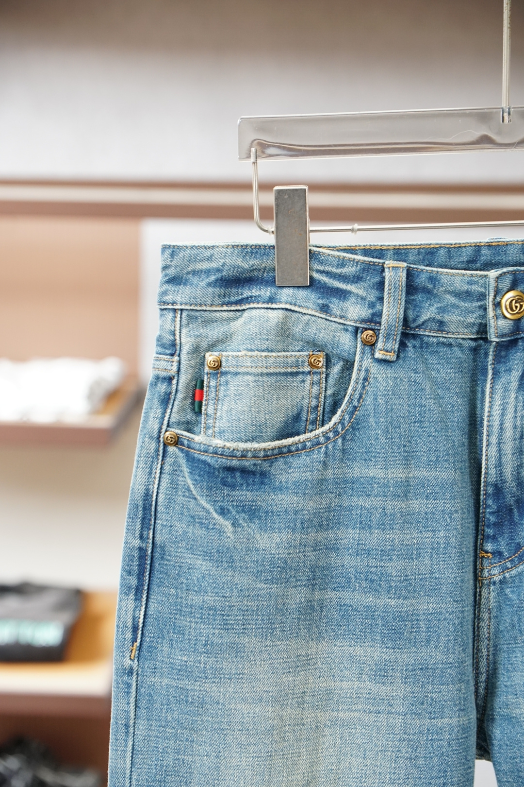 Lv-2️⃣5️⃣专柜限量25/秋冬新品 新品教父级洗水牛仔裤 奢华感25//ss官网专柜9000大洋新