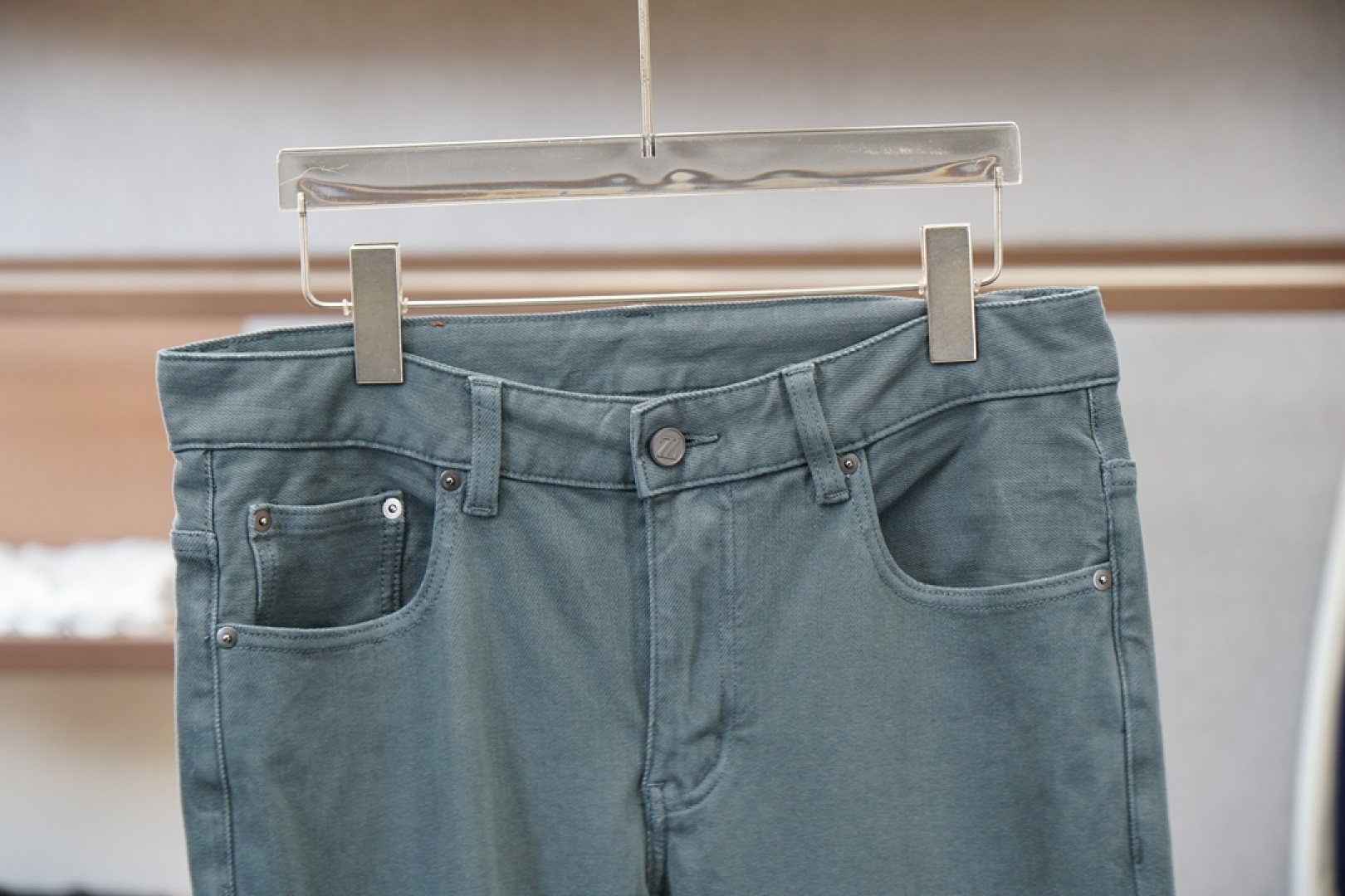 杰尼亚-🌟🌟25年秋冬火爆的老钱阿苏特成衣染匹马棉高级小直筒重磅男士牛仔裤！👾👾藏青色自带沉稳气质，这条