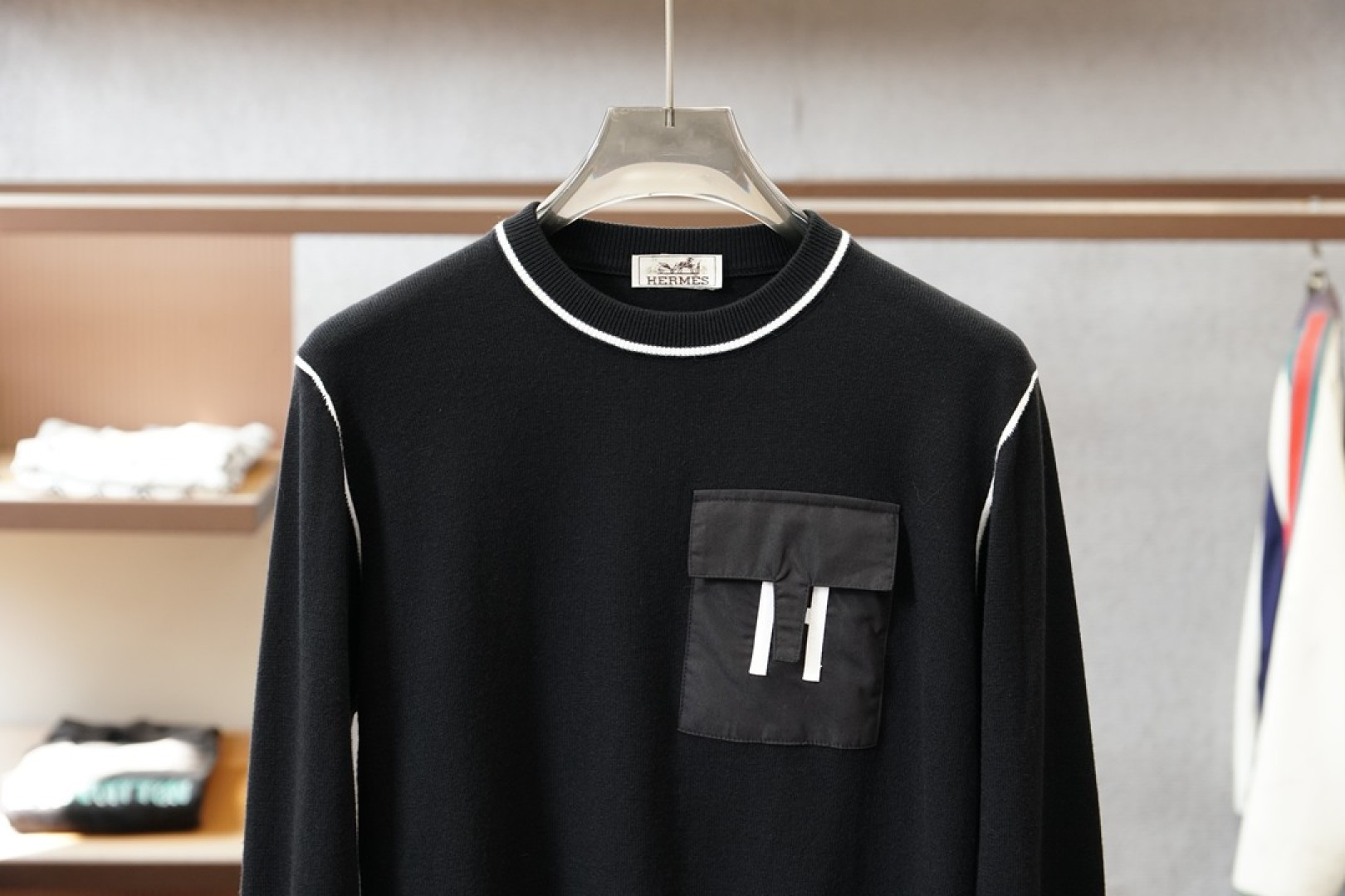 Hermes爱马仕-2025秋冬新款毛衣！💐💐优质羊毛，简约而不简单。休闲圆领款式，日常搭配出街轻松搭配