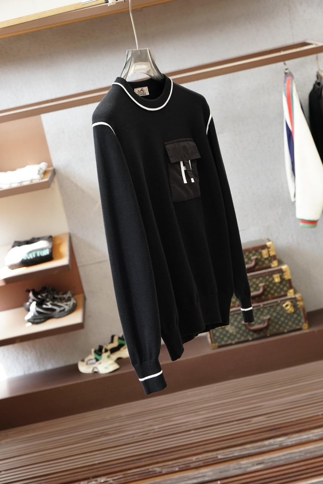 Hermes爱马仕-2025秋冬新款毛衣！💐💐优质羊毛，简约而不简单。休闲圆领款式，日常搭配出街轻松搭配