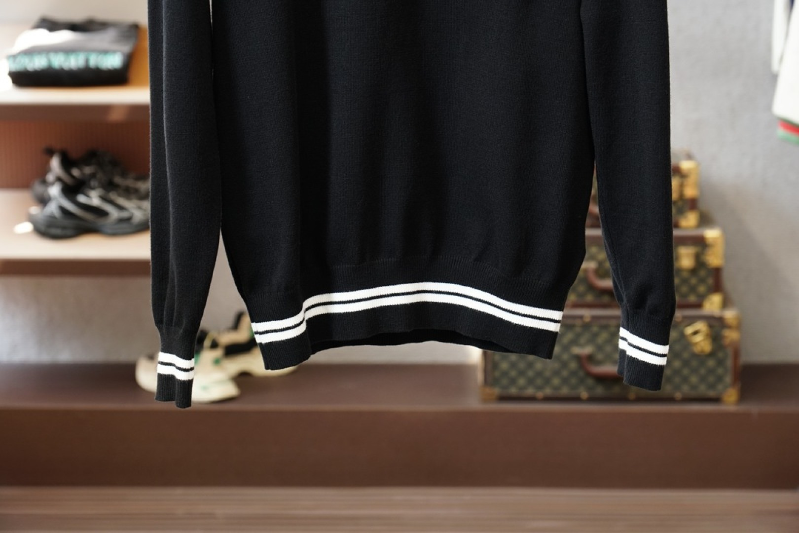 Gucci古奇/2025秋冬新款毛衣！💐💐优质羊毛，简约而不简单。休闲圆领款式，日常搭配出街轻松搭配。做