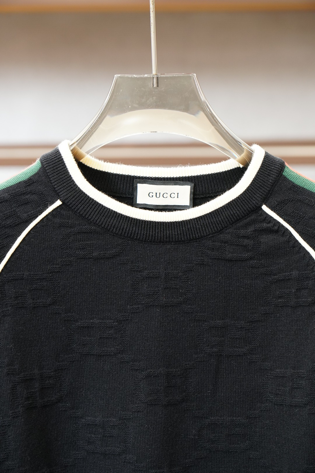 Gucci古奇2025秋冬新款毛衣！💐💐优质羊毛，简约而不简单。休闲圆领款式，日常搭配出街轻松搭配。做工