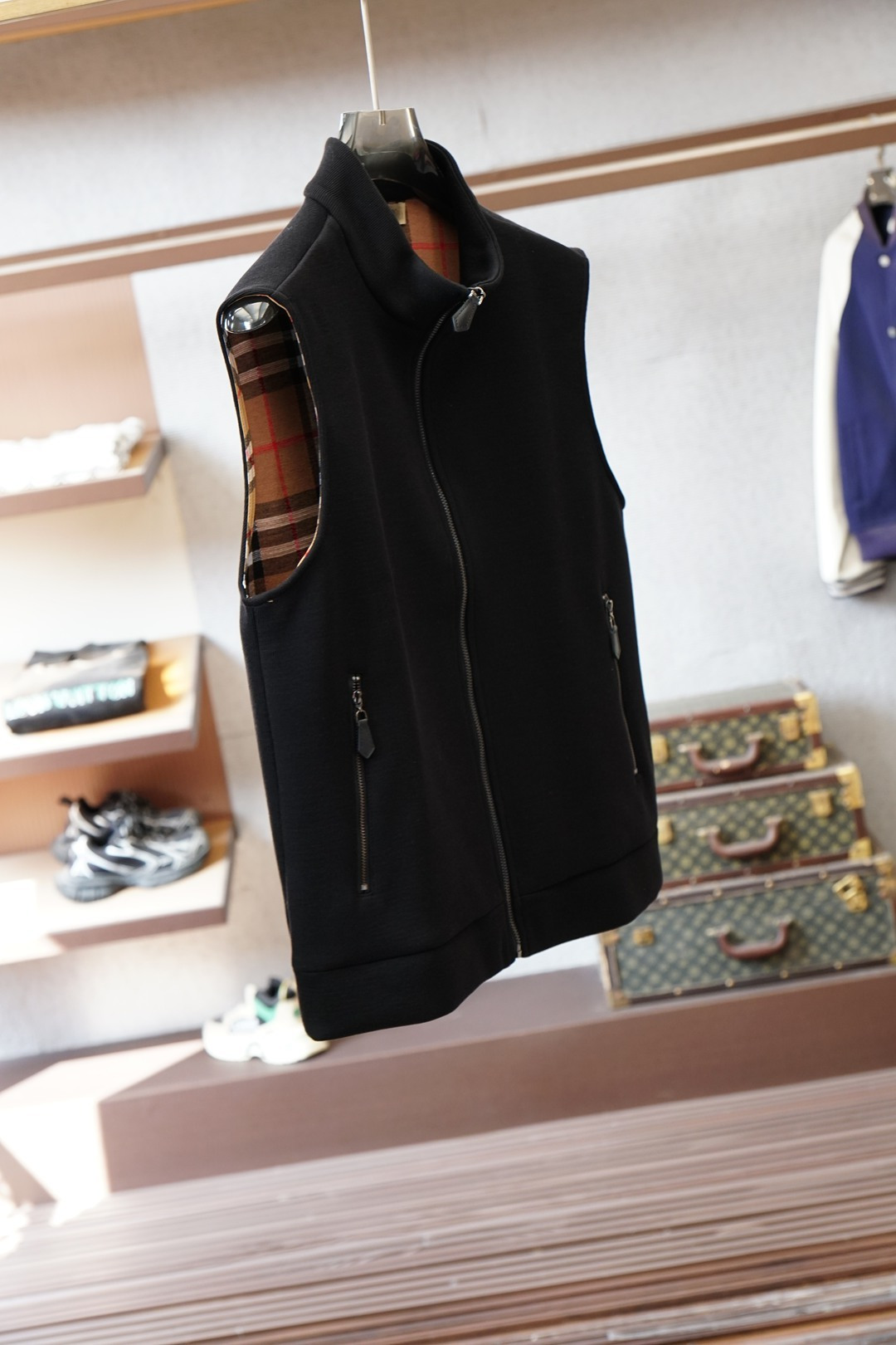 巴宝莉/2025秋冬系列新品🎊🎊-L男士时尚羊毛马甲👍🏼经典品牌图案设计！今年最流行的新品品牌系列，色泽