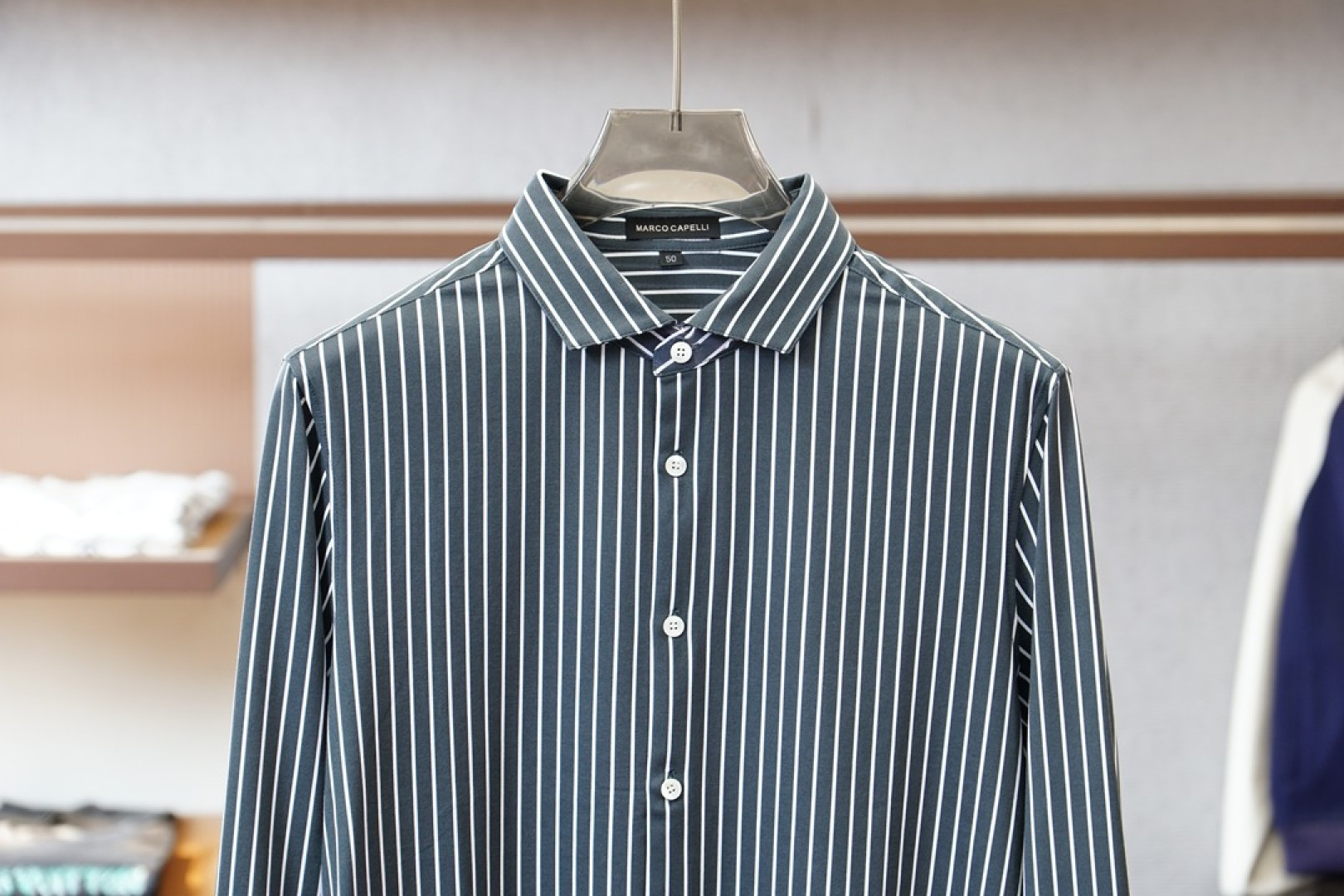 杰尼亚-2026新品 专柜在售 时尚高端商务男装衬衣，设计干净利落整洁，董事长精英必备系列，舒适松弛又不