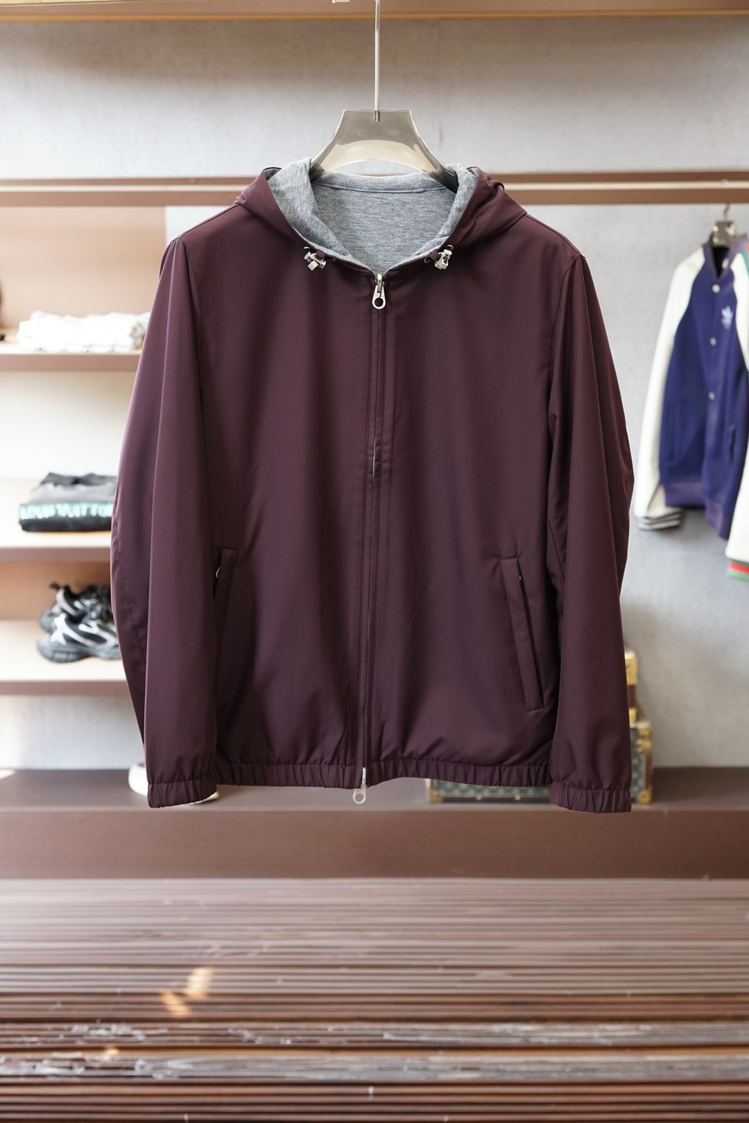 lP🆕-老钱风⚡️⚡️2026早春双面经典男士商务休闲小站领夹克外套.颇具意大利典型风格的时装，贸易公司