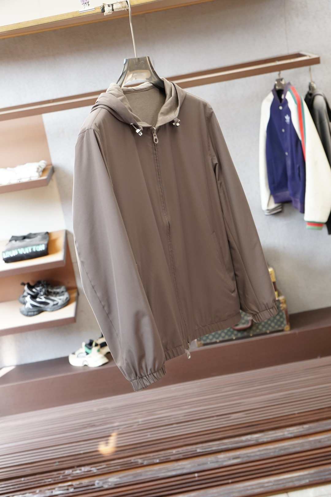 lP🆕-老钱风⚡️⚡️2026早春双面经典男士商务休闲小站领夹克外套.颇具意大利典型风格的时装，贸易公司