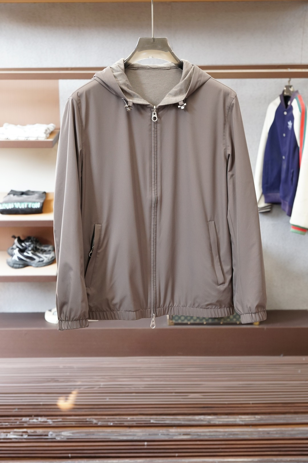 lP🆕-老钱风⚡️⚡️2026早春双面经典男士商务休闲小站领夹克外套.颇具意大利典型风格的时装，贸易公司