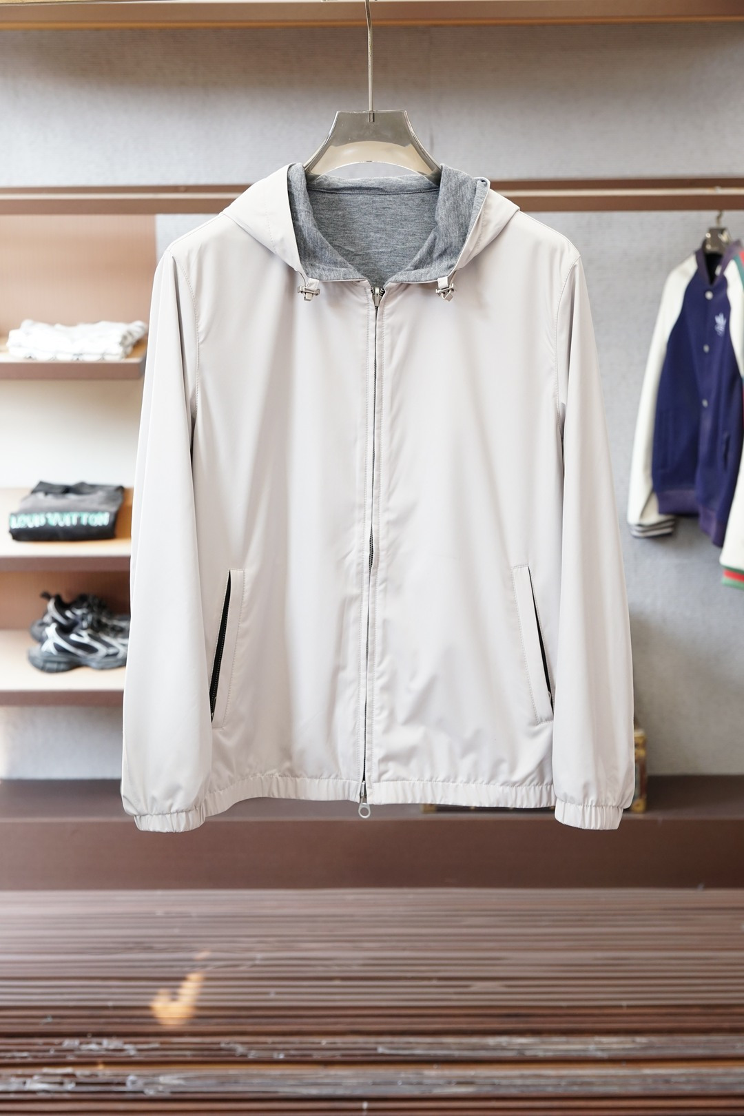 lP🆕-老钱风⚡️⚡️2026早春双面经典男士商务休闲小站领夹克外套.颇具意大利典型风格的时装，贸易公司