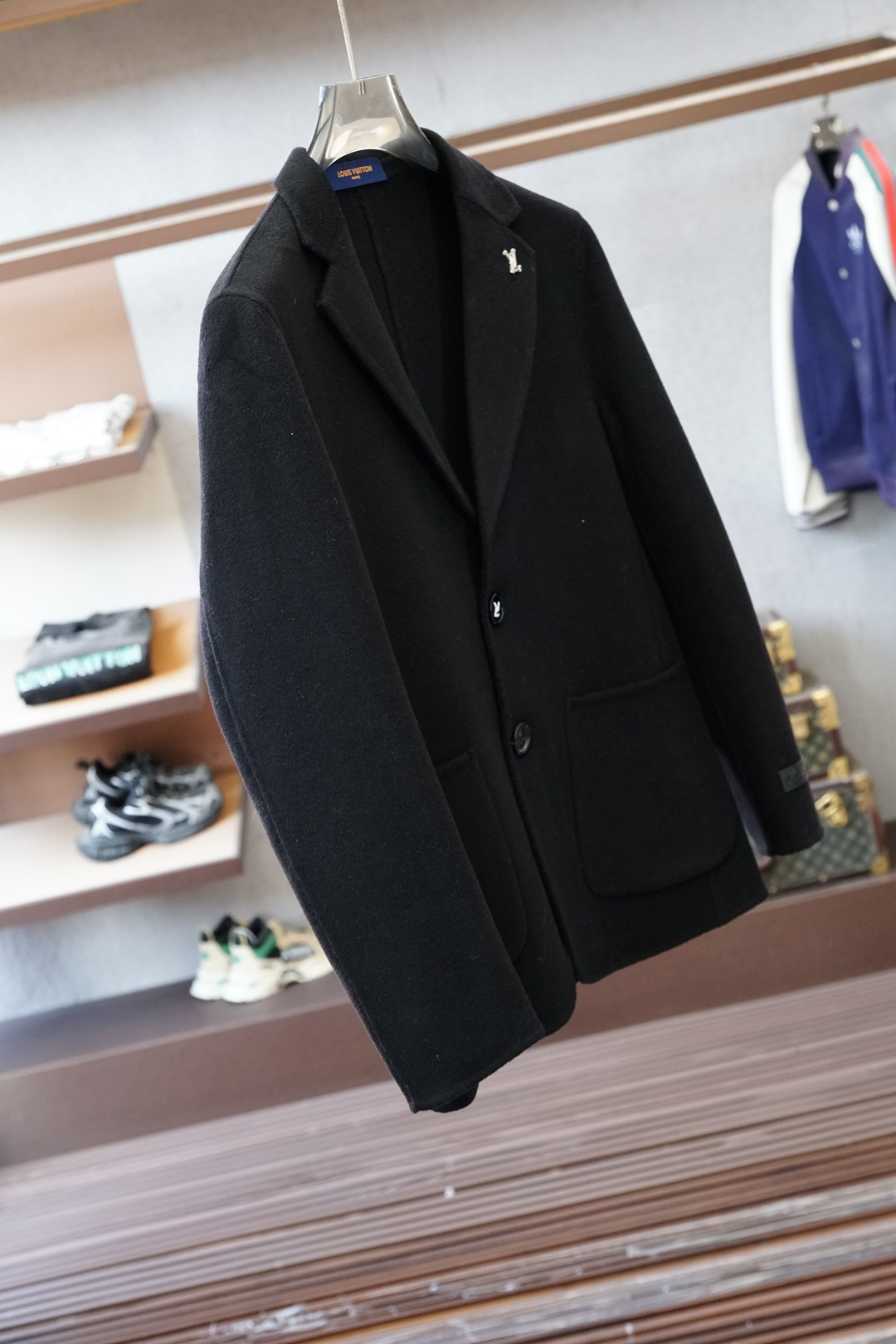 Lv-路易威登/秋冬新品 高级定制 经典之作爆羊毛羊绒外套西装 穿上就不想脱下来 高端好货 高品质进口定