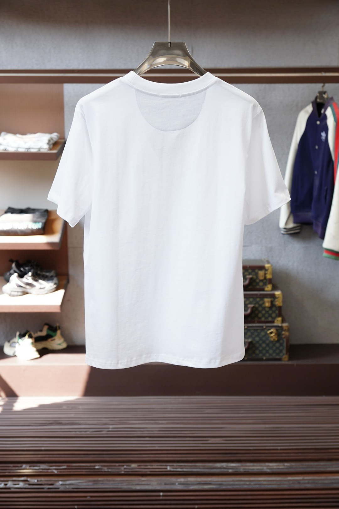 BC-2026早春圆领纯棉短袖▫️高支精梳棉｜柔软透气 挺括不易皱▫️暗纹刺绣徽标｜低调诠释英伦奢雅▫️