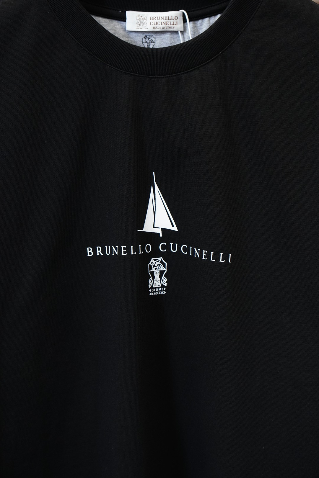 BC帆船印花短袖｜意式低调奢华的天花板✨Brunello Cucinelli这款短袖真的把意式优雅刻进细