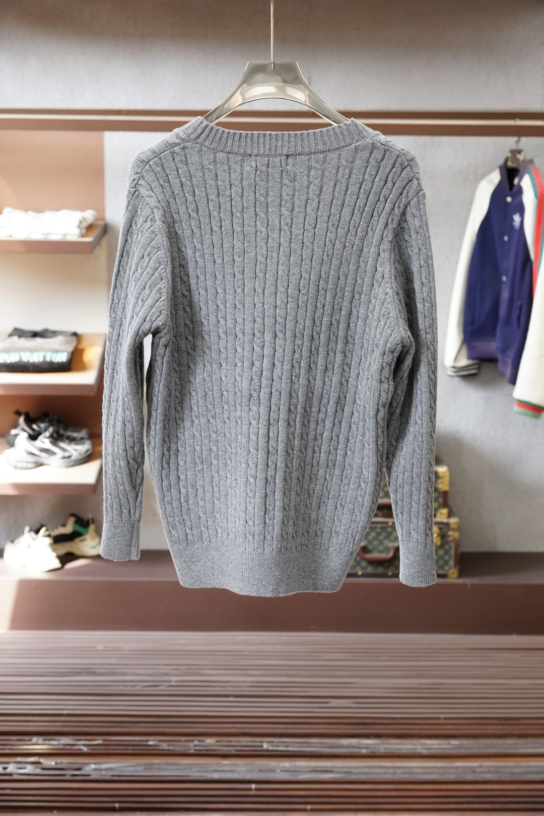 Polo/💞🪷💞2025秋冬经典格子开衫毛衣外套🪷优质羊毛，😘简约而不简单。💞休闲连帽款式，日常搭配出街