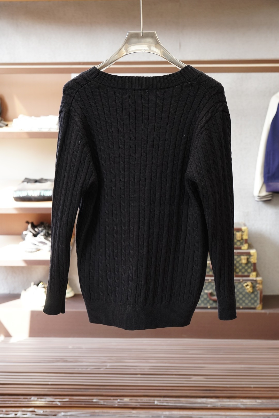 Polo/💞🪷💞2025秋冬经典格子开衫毛衣外套🪷优质羊毛，😘简约而不简单。💞休闲连帽款式，日常搭配出街