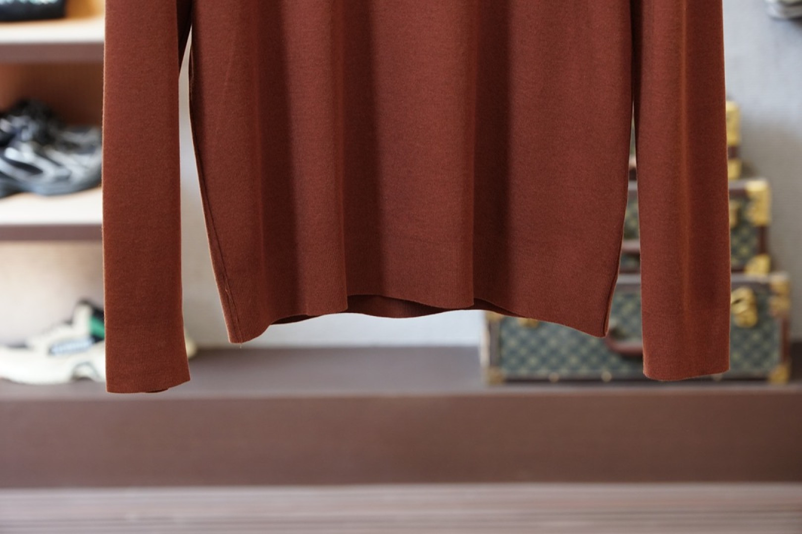 lp🆕2025秋冬最新字母徽标男士圆领长袖T恤，传统圆领套头款式，简单大方，胸前标志性lp🆕橡胶徽标，与