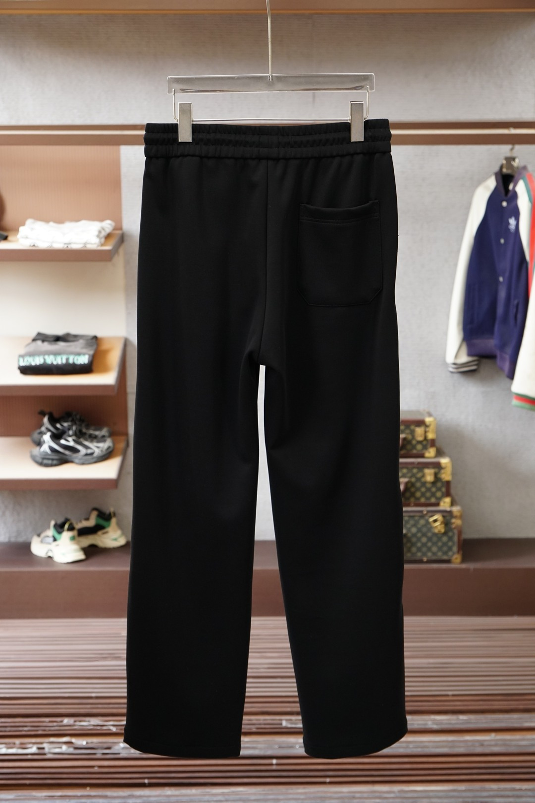 Prada普拉达-25秋冬 加厚🌟🌟男士精品休闲直筒裤史上最强修饰腿型拉长身材比例，.意大利🇮🇹进口面料