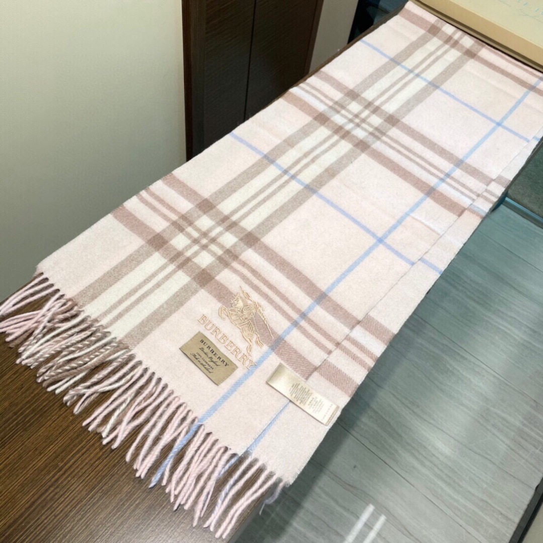 爆款‼️顶级高尖端巴宝利供迪拜出口货‼️】🎀男士女士围巾2025新品✨羊绒经典条纹编织👐围巾♨️高尖端产