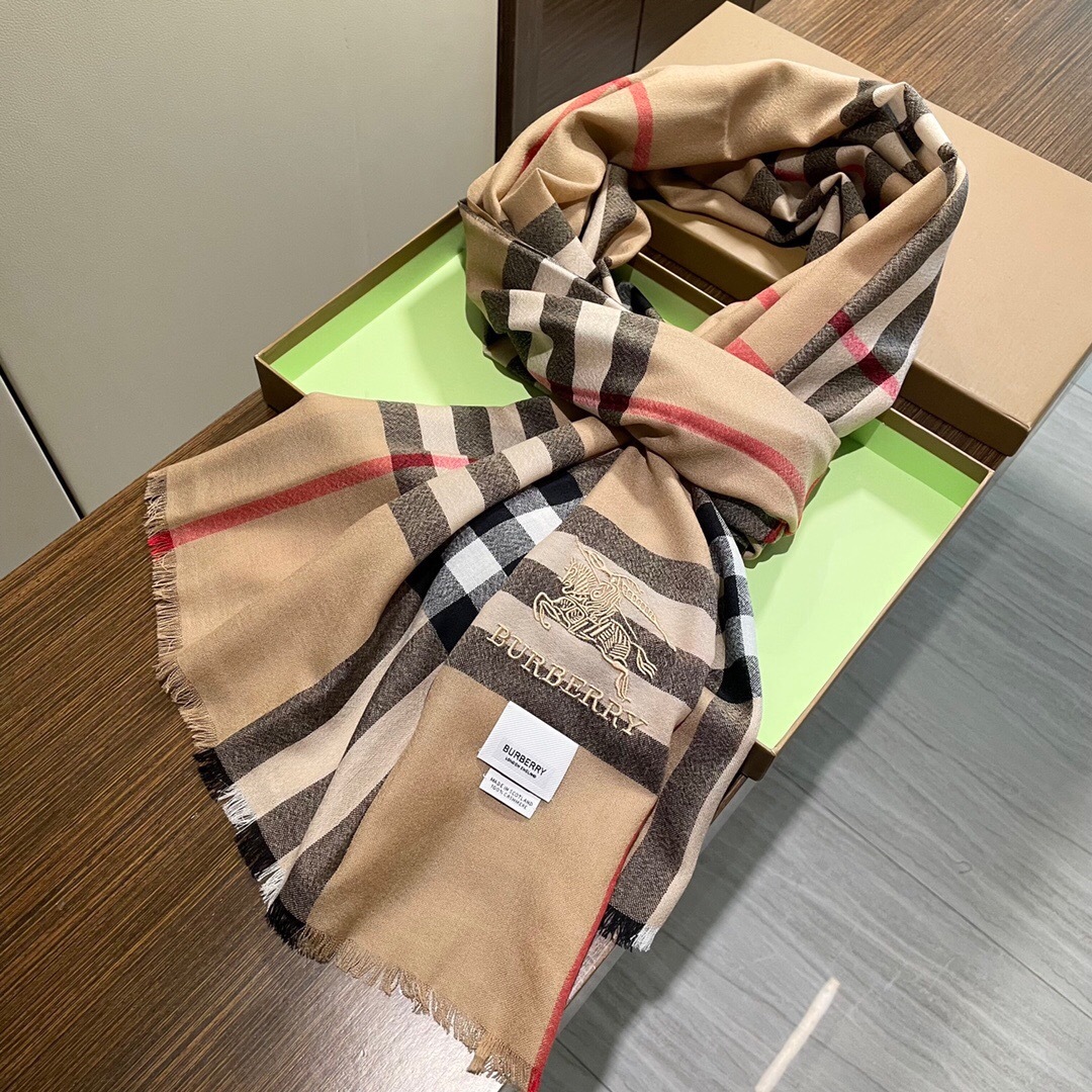 💟👍重磅推荐⚠️原单❗️专柜新款同步上新🎀巴宝利BURBERRY-ENGLAND✨爆款澳洲进口纯羊绒格子