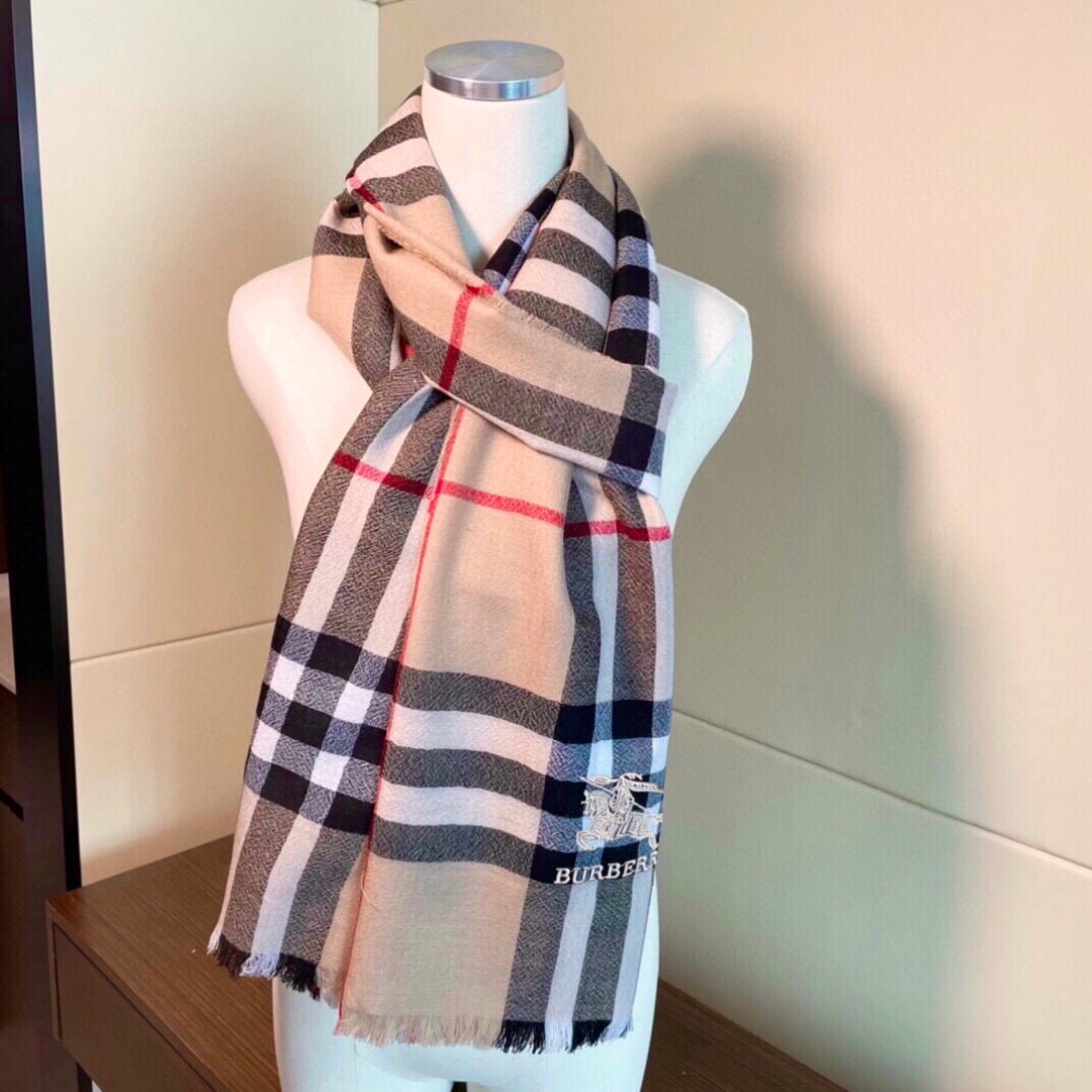 💟👍重磅推荐⚠️原单❗️专柜新款同步上新🎀巴宝利BURBERRY-ENGLAND✨爆款澳洲进口纯羊绒格子