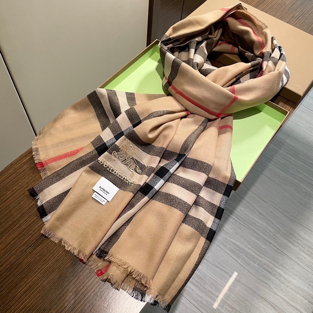 💟👍重磅推荐⚠️原单❗️专柜新款同步上新🎀巴宝利BURBERRY-ENGLAND✨爆款澳洲进口纯羊绒格子