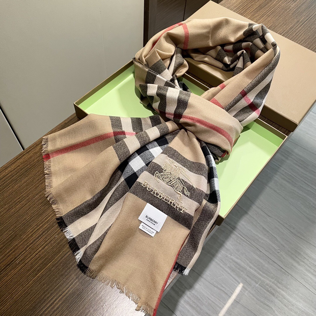 💟👍重磅推荐⚠️原单❗️专柜新款同步上新🎀巴宝利BURBERRY-ENGLAND✨爆款澳洲进口纯羊绒格子