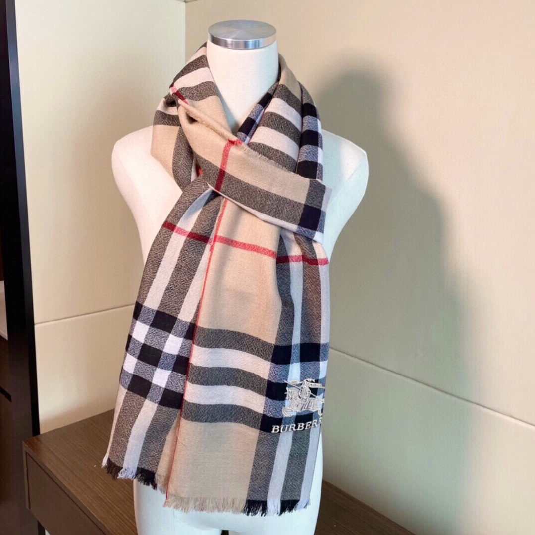 💟👍重磅推荐⚠️原单❗️专柜新款同步上新🎀巴宝利BURBERRY-ENGLAND✨爆款澳洲进口纯羊绒格子