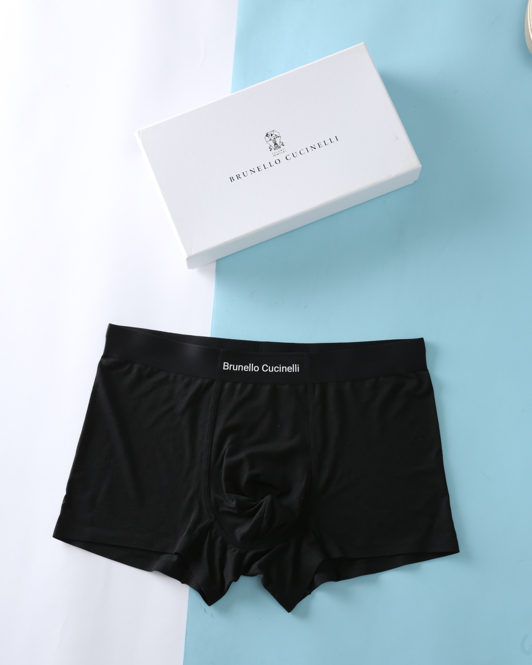  新品Brunello C  男士莫代尔透气抑菌内裤，海外订单，三条装礼盒内裤！重磅好货，夏日必买内裤，