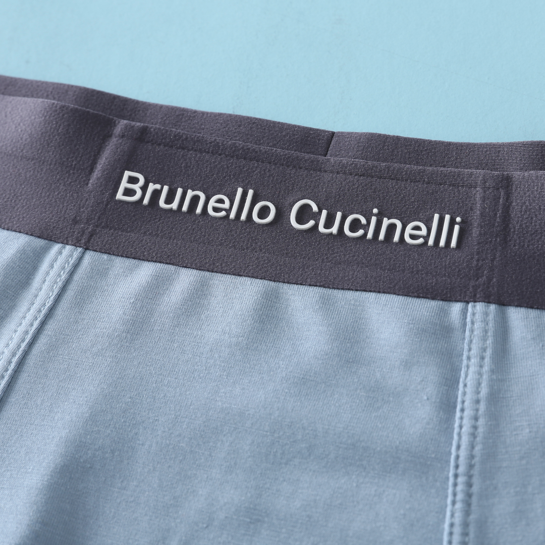  新品Brunello C  男士莫代尔透气抑菌内裤，海外订单，三条装礼盒内裤！重磅好货，夏日必买内裤，