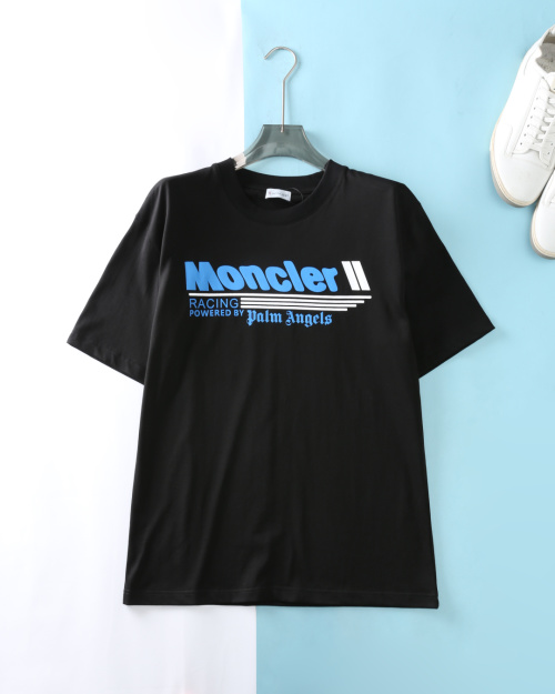 Moncler Racing Graphic T-Shirt Cotton Blend Short Sleeve Crew Neck 1 Moncler Racing Graphic T-Shirt Cotton Blend Short Sleeve Crew Neck