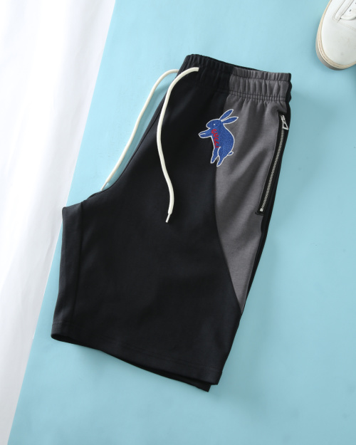 Men's Summer Casual Shorts with Cute Bunny Embroidery - Comfortable & Stylish 1 Men's Summer Casual Shorts with Cute Bunny Embroidery - Comfortable & Stylish