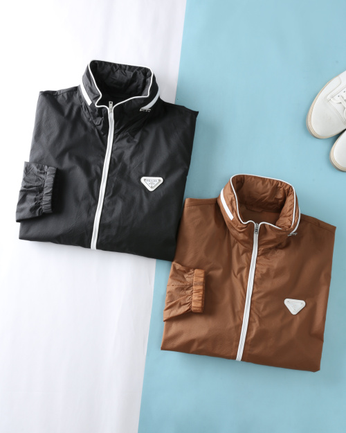 Men's Classic Triangle Logo Windbreaker Jacket with Packable Hood 1 Men's Classic Triangle Logo Windbreaker Jacket with Packable Hood