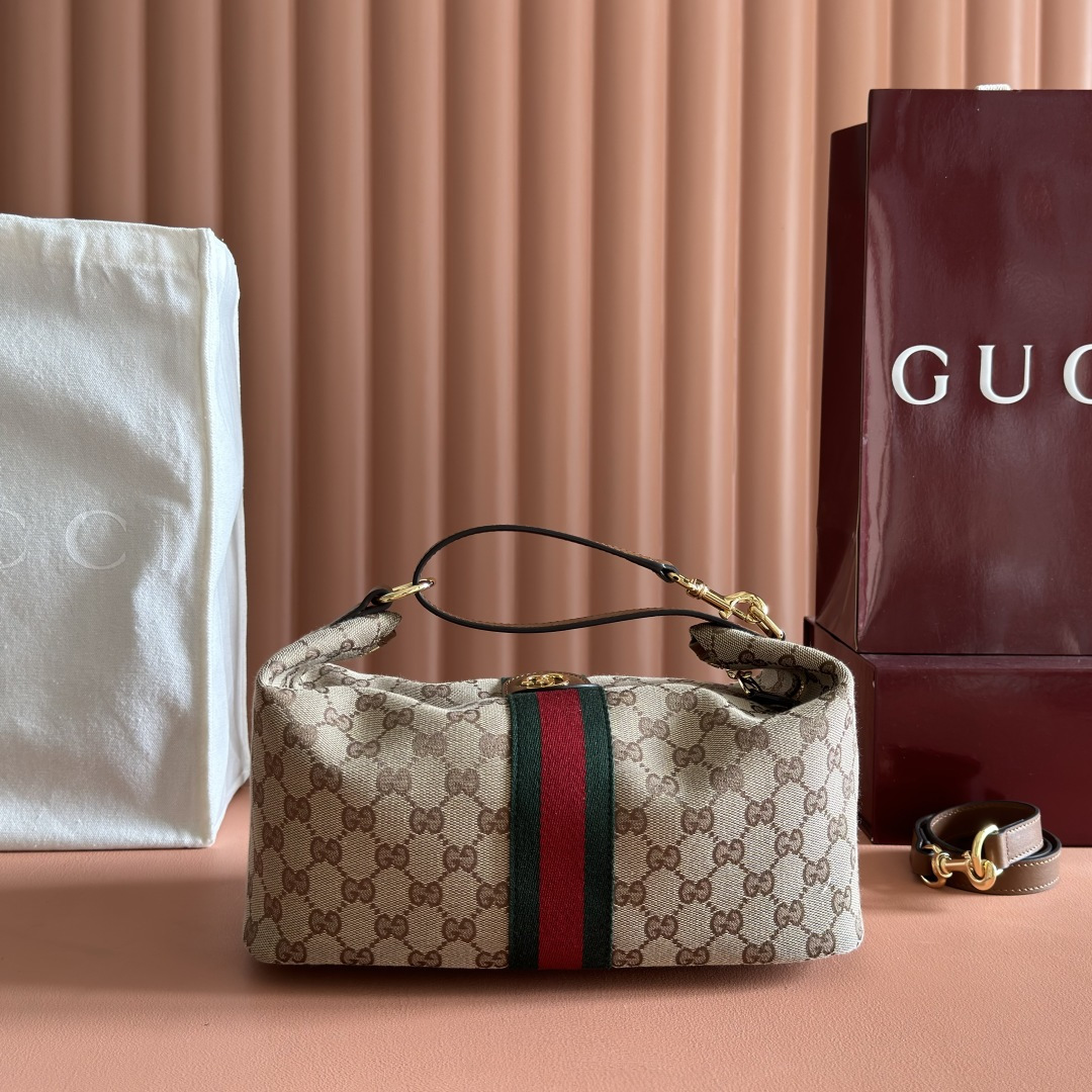 Gucci Vanity Beige GG Canvas shoulder everyday