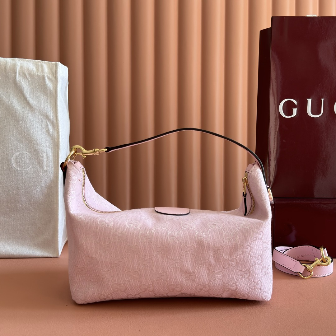 Gucci Pink GG canvas shoulder everyday