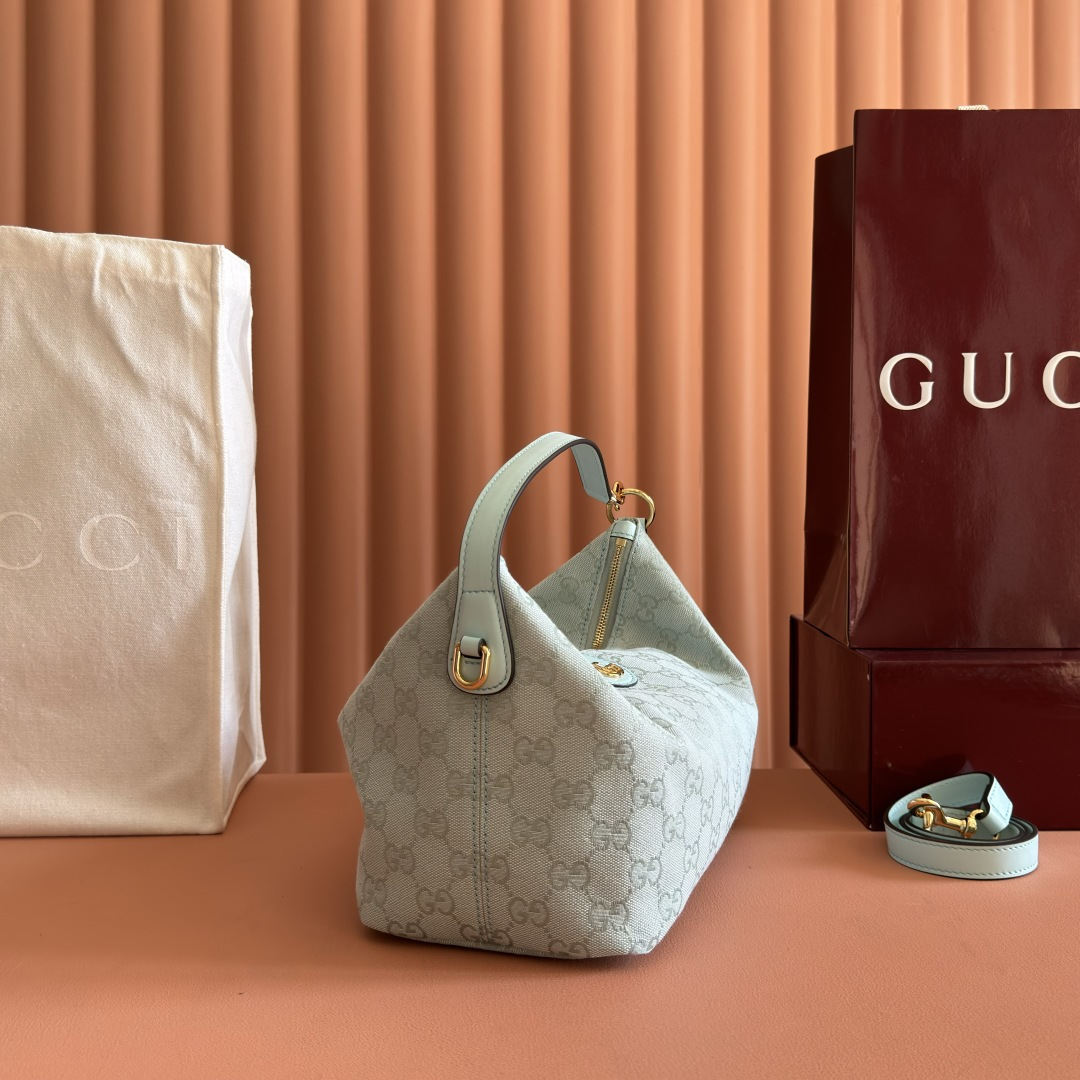 Gucci Vanity Series Light Blue GG Canvas shoulder everyday