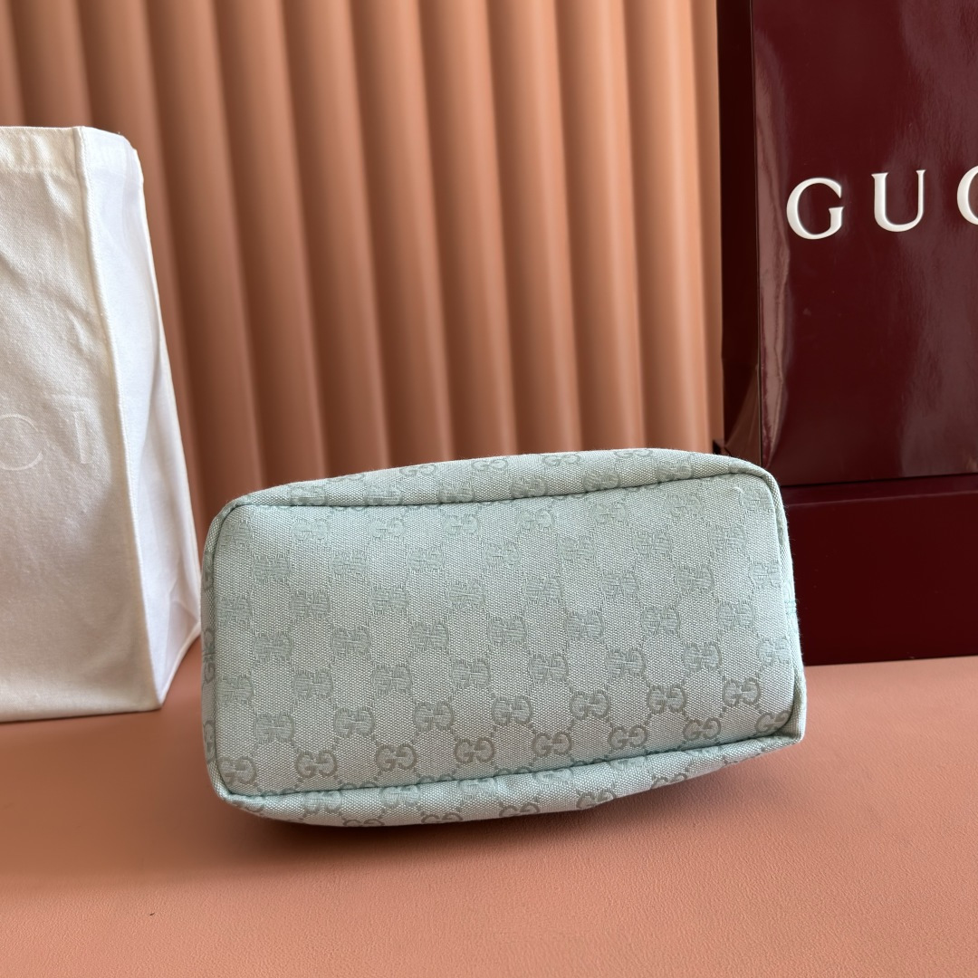 Gucci Vanity Series Light Blue GG Canvas shoulder everyday